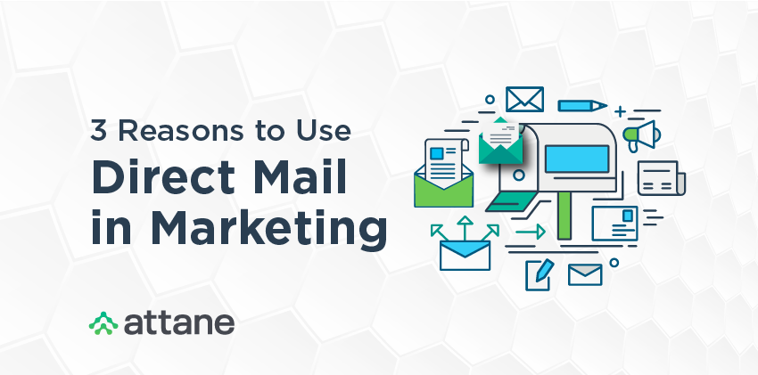 Reasons to use direct mail marketing graphic